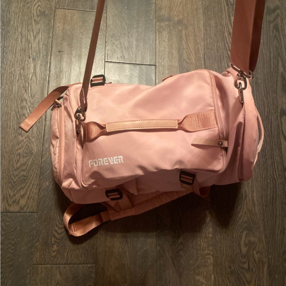 PINK DUFFLE BAG/BACKPACK
